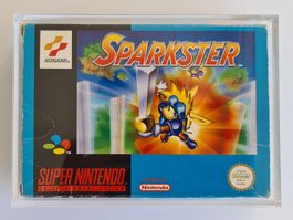 Sparkster OVP CIB 🕹️ Super Nintendo SNES PAL EUR 👉 RARITÄT