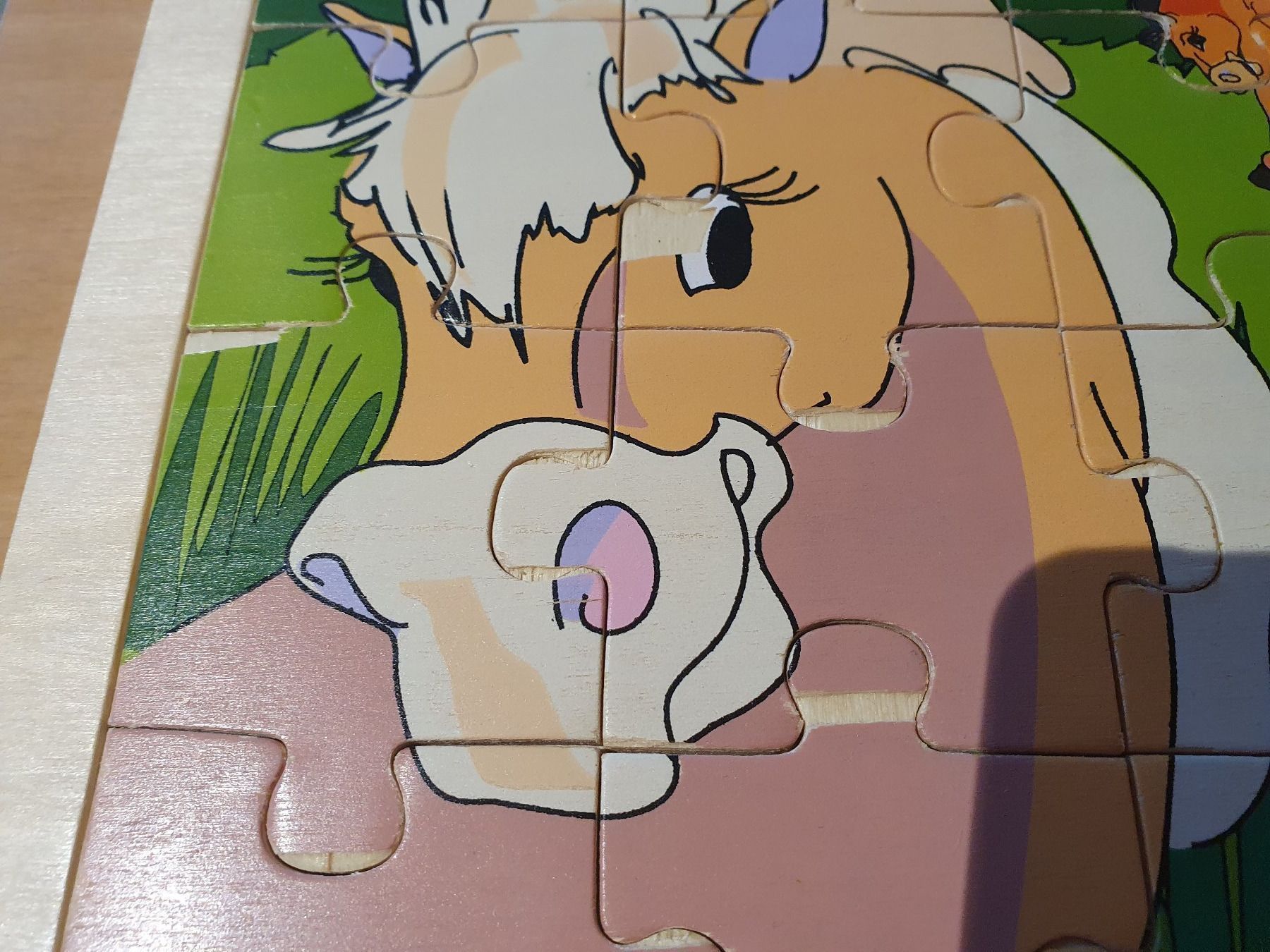 Puzzles: Holzpuzzle Eichhorn Pferde – Gebraucht aus Giswil von monimaus08 1