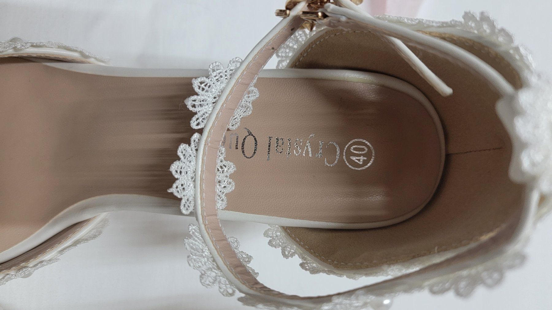 Scarpe da donna: Crystal Queen Hochzeit Sandalen Gr. 40 – Nuovo e nell'imballaggio originale da Zuzwil SG venduto da Cali67 7