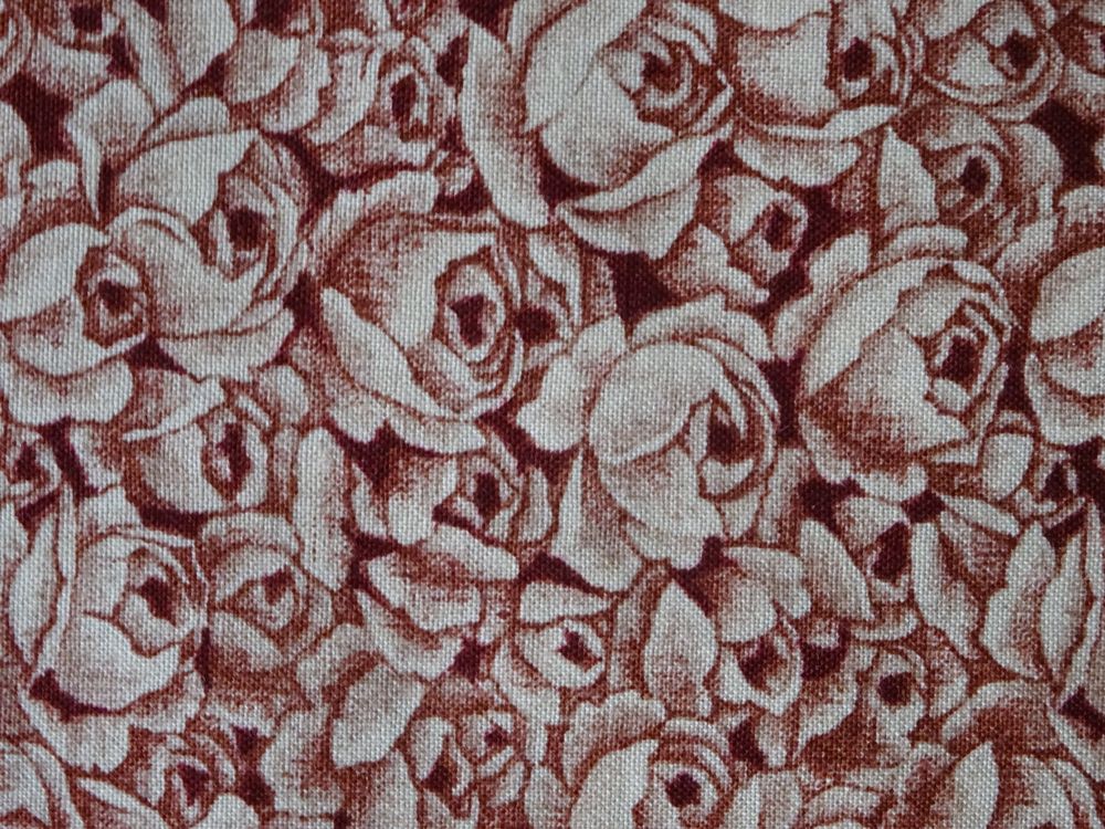 Baumwollstoff Set 25x25 Cm - Blumen Punktmuster | 7 Stück Rosa | Für Patchwork & Quilten