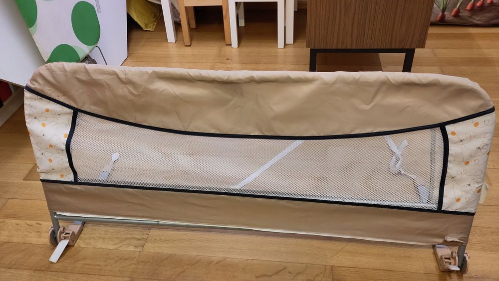 Nastopee Aufblasbarer Rausfallschutz 130cm - Bettgitter Mit Pumpe Für Kinderbetten