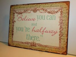 Werbeschild Schild Blechschild - 35 x 27 cm