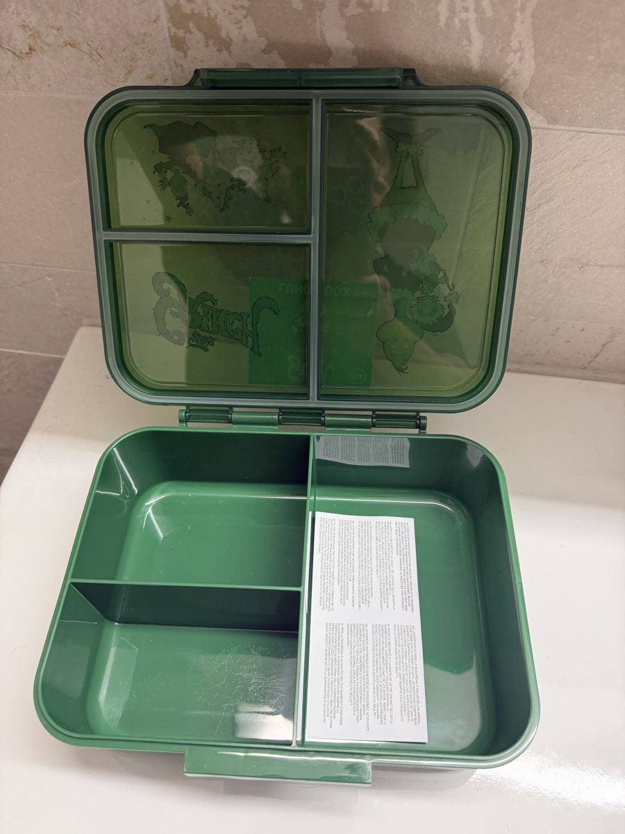 Altro in Decorazioni & Accessori: Grinch Lunch Box with Compartments New – Nuovo e nell'imballaggio originale da Buttikon SZ venduto da trz_6ht8 1