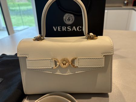 Versace Borsa a Mano, Avorio, con tracolla