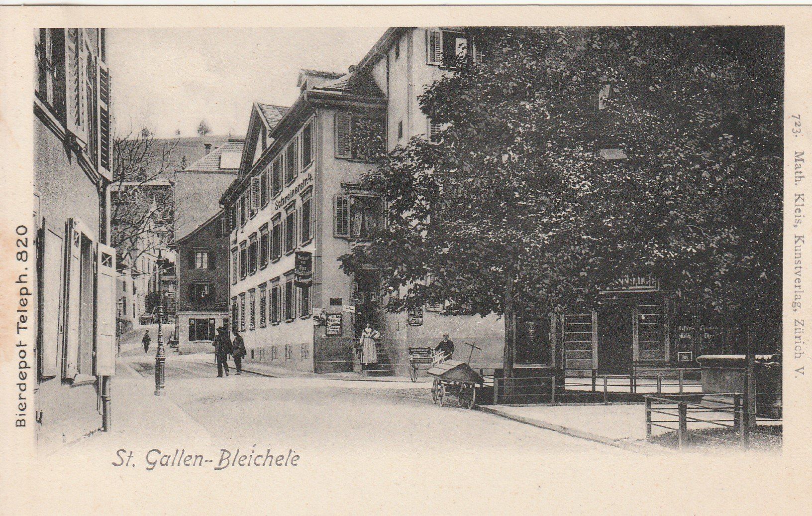 Cartes postales: St.Gallen-Bleichele-Bierdepot – D'occasion à uttwil par Koehlerfred