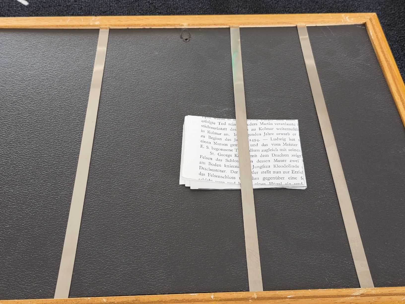 Foto & Immagini: Bilderrahmen mit Farblithographie St. Georg Kampf gegen Drac – Usato da Mettlen venduto da elios0888 8