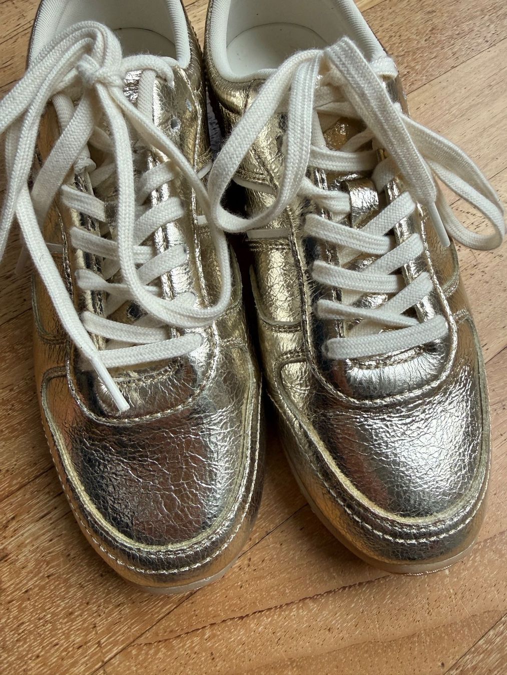 Zara Scarpe da donna: Sneaker gold metallic – Nuovo (secondo la descrizione) da Gockhausen venduto da Timiboy4 3