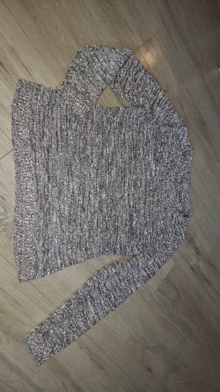 Maglioni & Felpe: Canda Premium Strickpullover Grau/roaa Silber, S neuwertig  – Nuovo (secondo la descrizione) da Wigoltingen venduto da Zuckerfee84