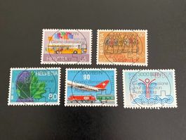 1987: Werbemarken I mit Ersttag Vollstempel