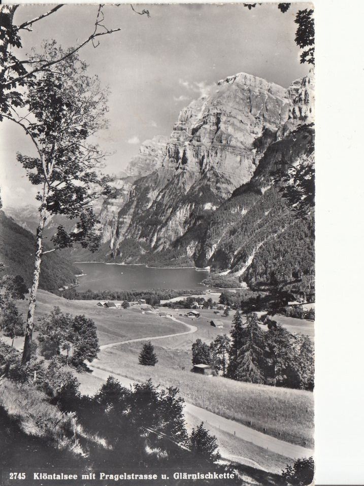 Cartoline postali: Klöntalersee 1961 – Usato da Bürglen TG venduto da StampGraf
