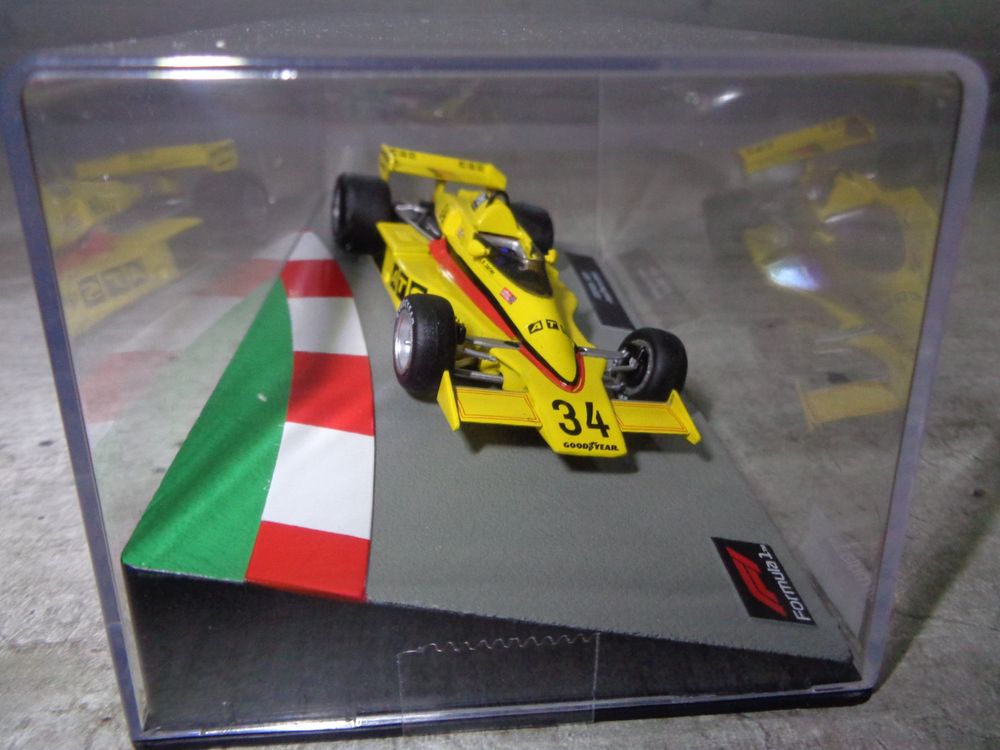 OPO 10 - Coche de Fórmula 1 1:43 Compatible con ATS PC4# 34 Jarier 1977 ( FD123