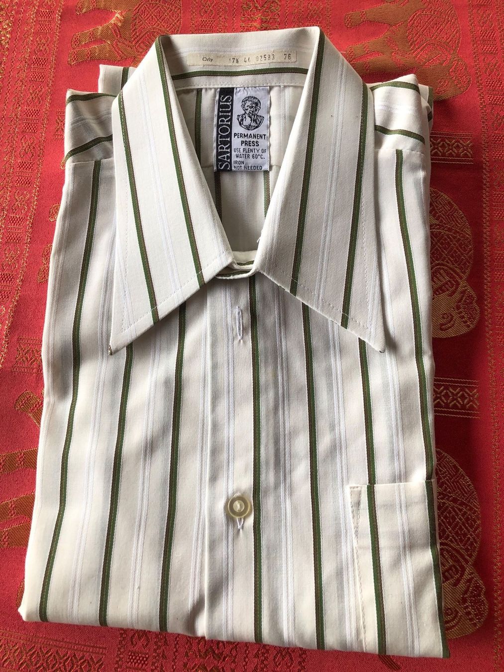 Camicie: Langarmhemd beige - weiss - grün – Nuovo (secondo la descrizione) da Schübelbach venduto da Dolly990_2