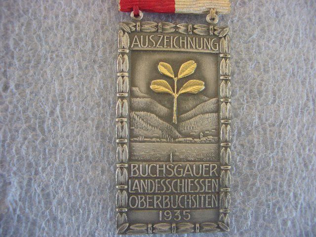 Médailles: SCHÜTZENABZEICHEN OBERBUCHSITEN 1935 – D'occasion à Thürnen par Chluuri 1