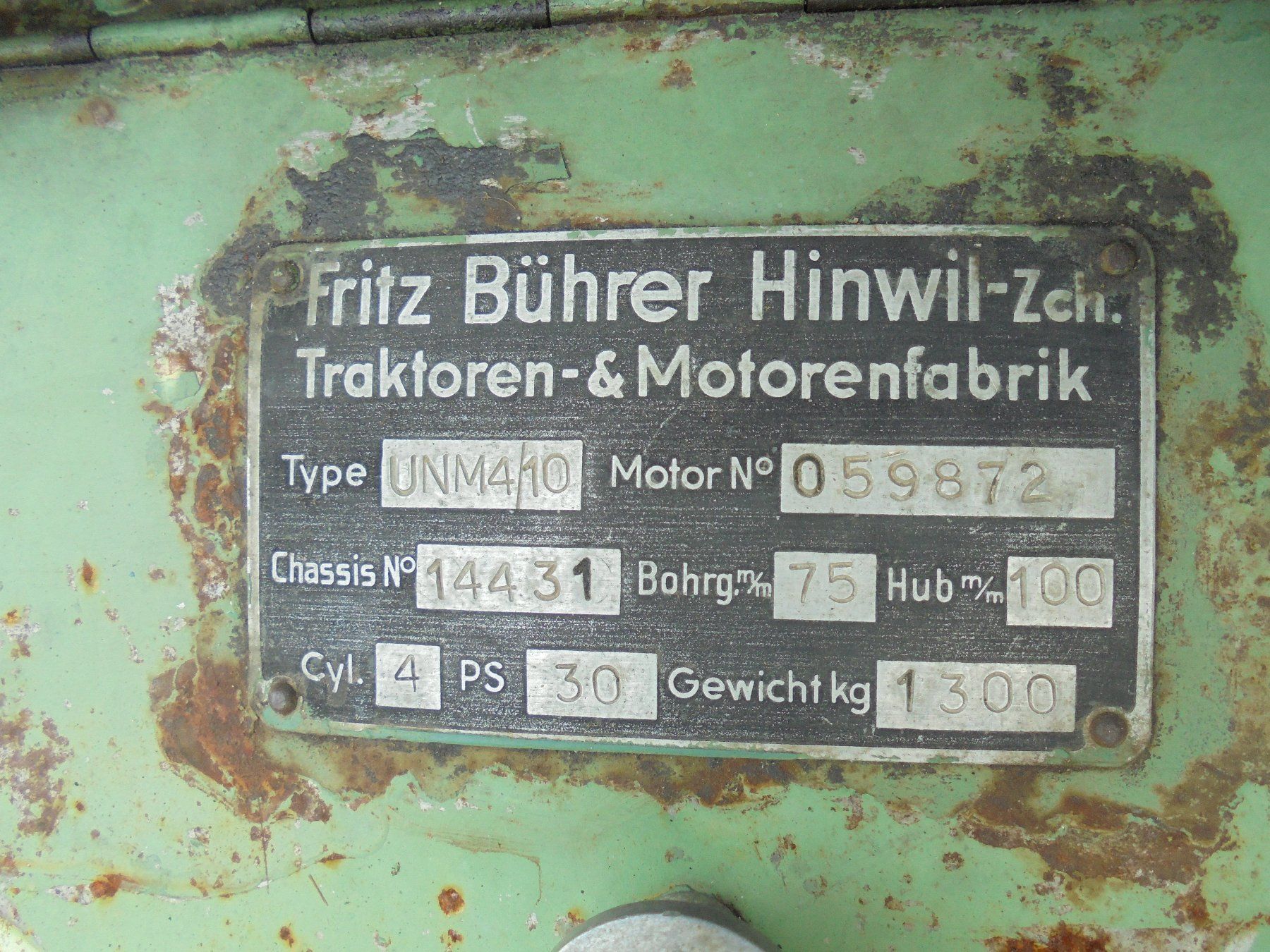 Bührer Trattori: Bührer -Spezial - Diesel – Usato da Eschenbach SG venduto da GM-29 7