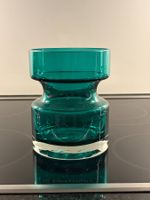 Vase Glas grün A. Okkolin Riihimäki 60er Jahre Finnland