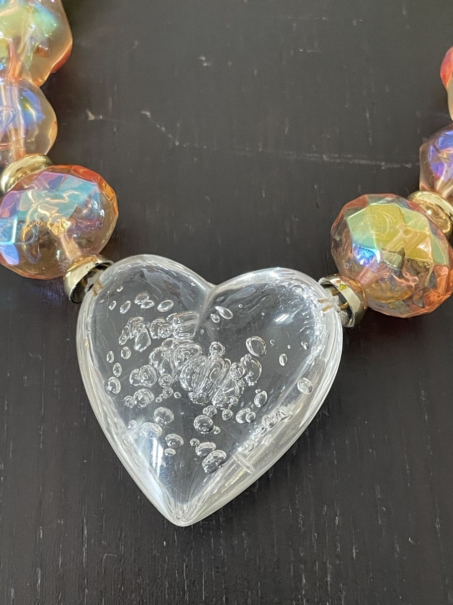 Ketten: Vintage Kette mit Herz aus Kunststoff – Gebraucht aus Winterthur von tat_ky5h 2