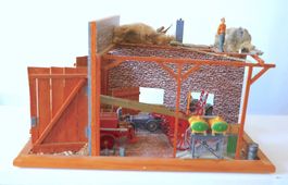 HAND ERZEUGNIS LA LORAINE DIORAMA 1:50 UM 1945