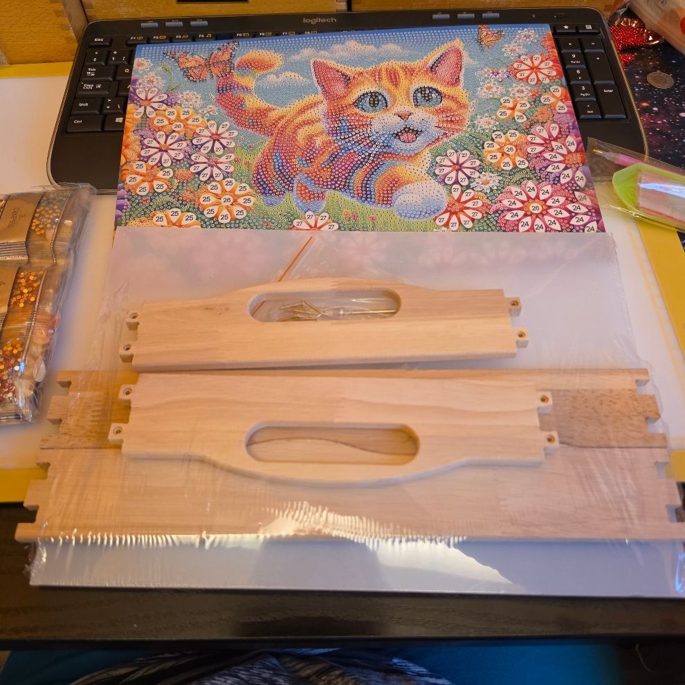 Kit bricolage: DIAMOND PAINTING TABLETT KATZE – Nuovo e nell'imballaggio originale da Dintikon venduto da bonita099 1