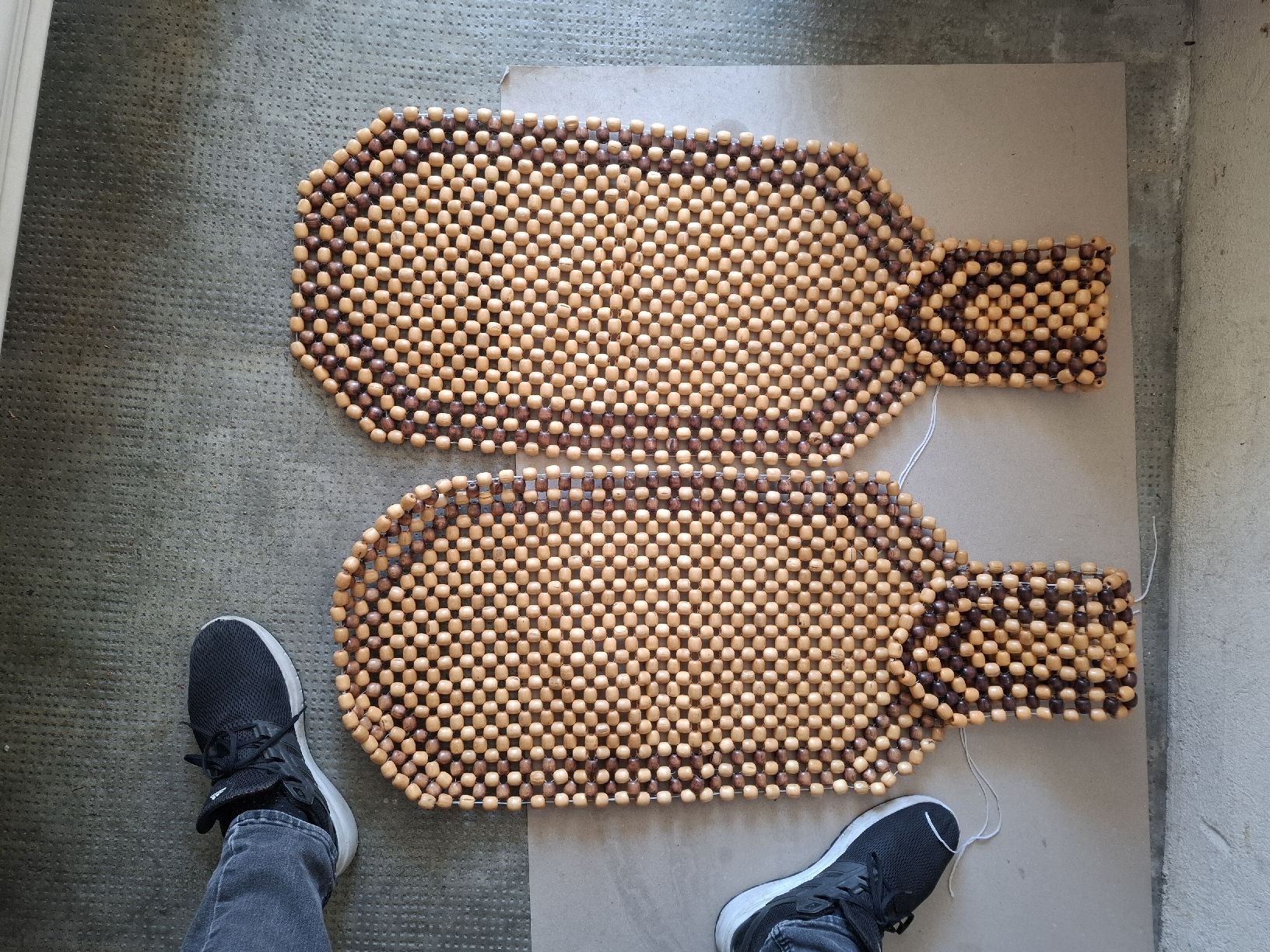 Tutte le decorazioni: Retro Holzperlen Sitzauflage – Usato da Biberist venduto da HarleySeventyTwo