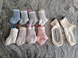 Socken Antirutsch-Sohle 9 paar Grösse ca 24-26