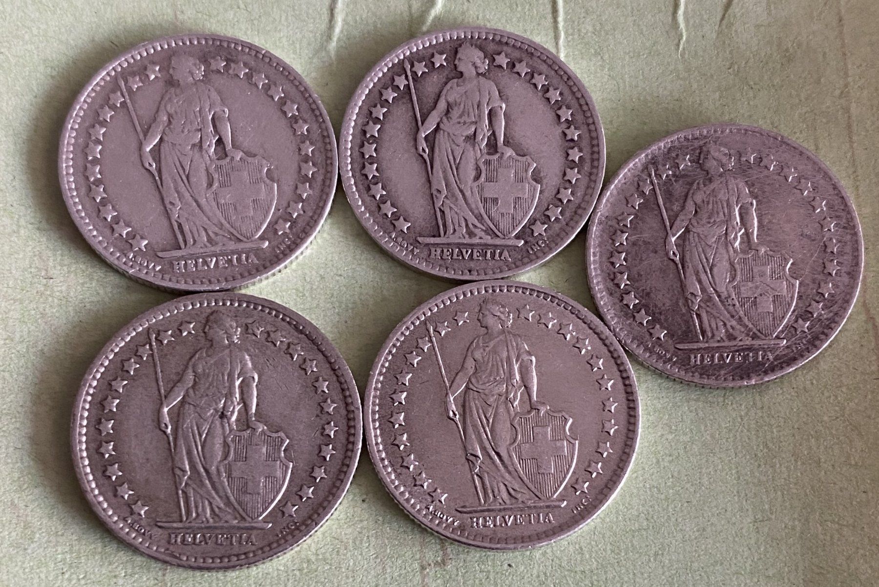 Tutti le monete: Pièces de Monnaie suisse 50 ct – Usato da Cully venduto da Forninho 1