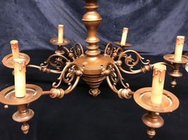 Antik Lampe L.A. Riedinger Augsburg um 1900
