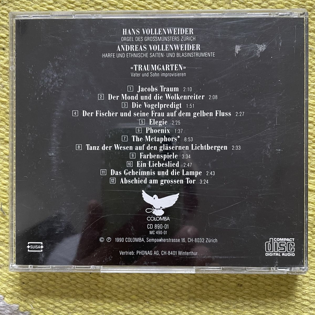 CD: ANDREAS VOLLENWEIDER&HANS VOLLENWEIDER-TRAUMGARTEN – Usato da Rorschacherberg venduto da CD-Roli 1