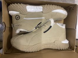 Baskets fourrées ZQBOBING beige, taille non précisée