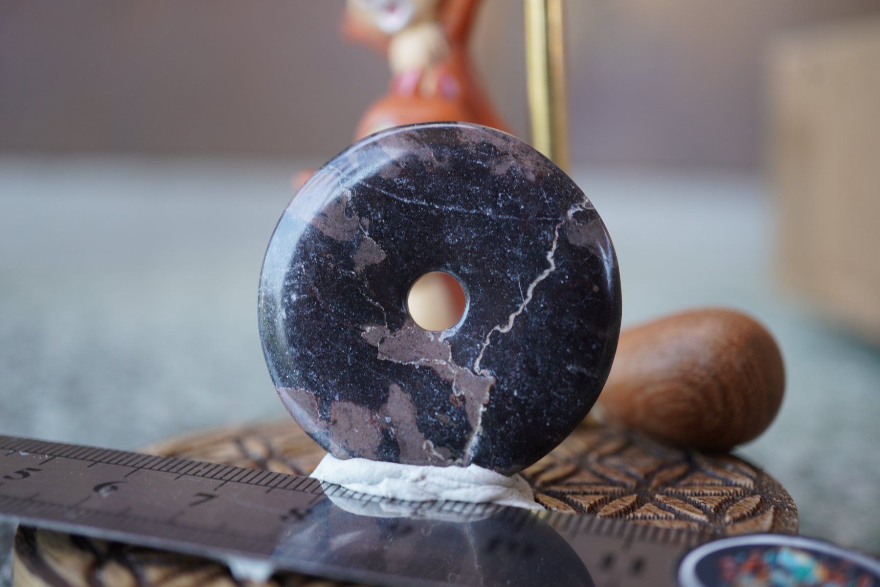 Minerali & Pietre curative: Thunder Creek  USA   Pi Scheibe     1.-     Räumung – Nuovo e nell'imballaggio originale da Eschenbach SG venduto da topstone 4