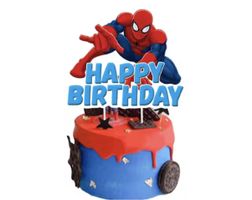 Spiderman Torte deco
