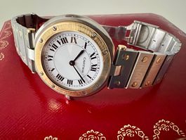 CARTIER Santos Vendôme ref. 8191, 32mm, Steel/Gold, Quartz