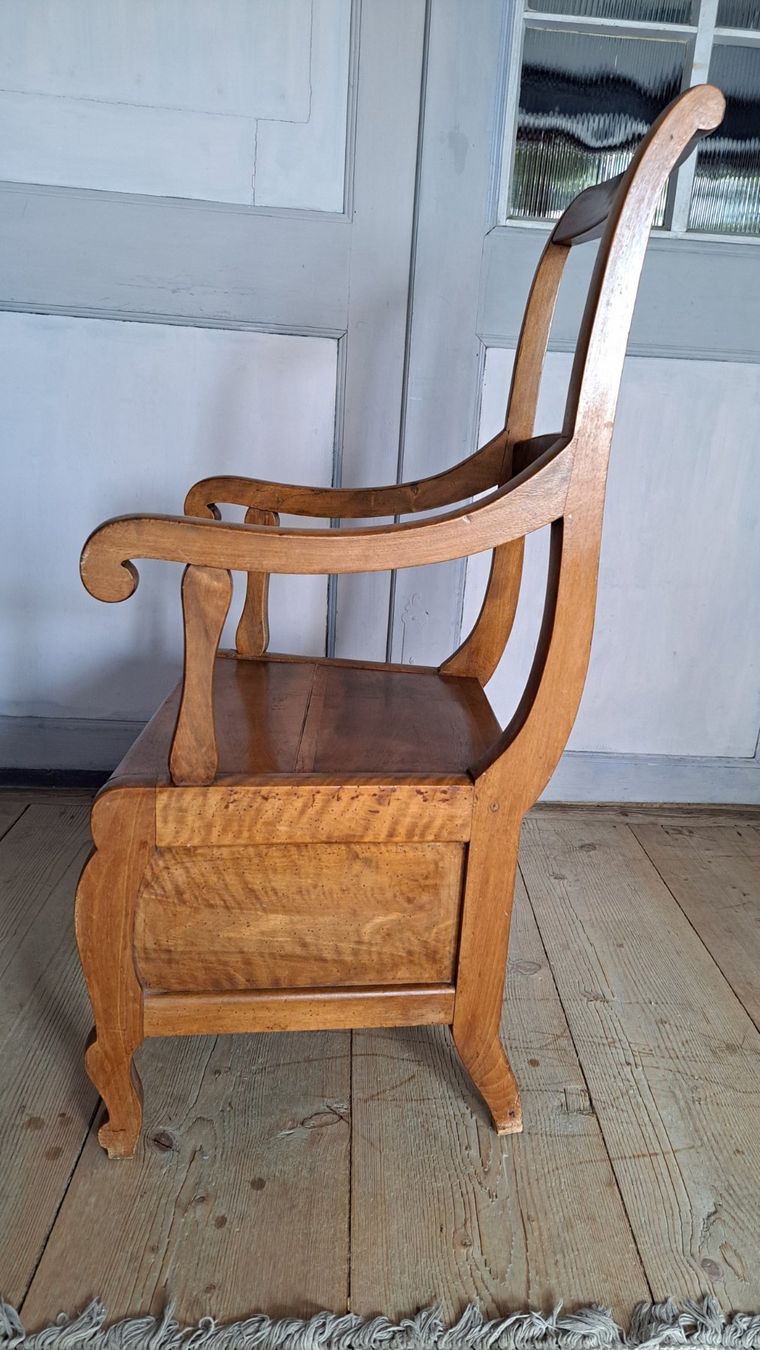 Poltrone: Fauteuil ancien / chaise percée / antiquité – Usato da Neuchâtel venduto da Forestmanz 3