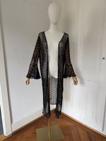 Black Crochet cover up - Perfect for Summer
