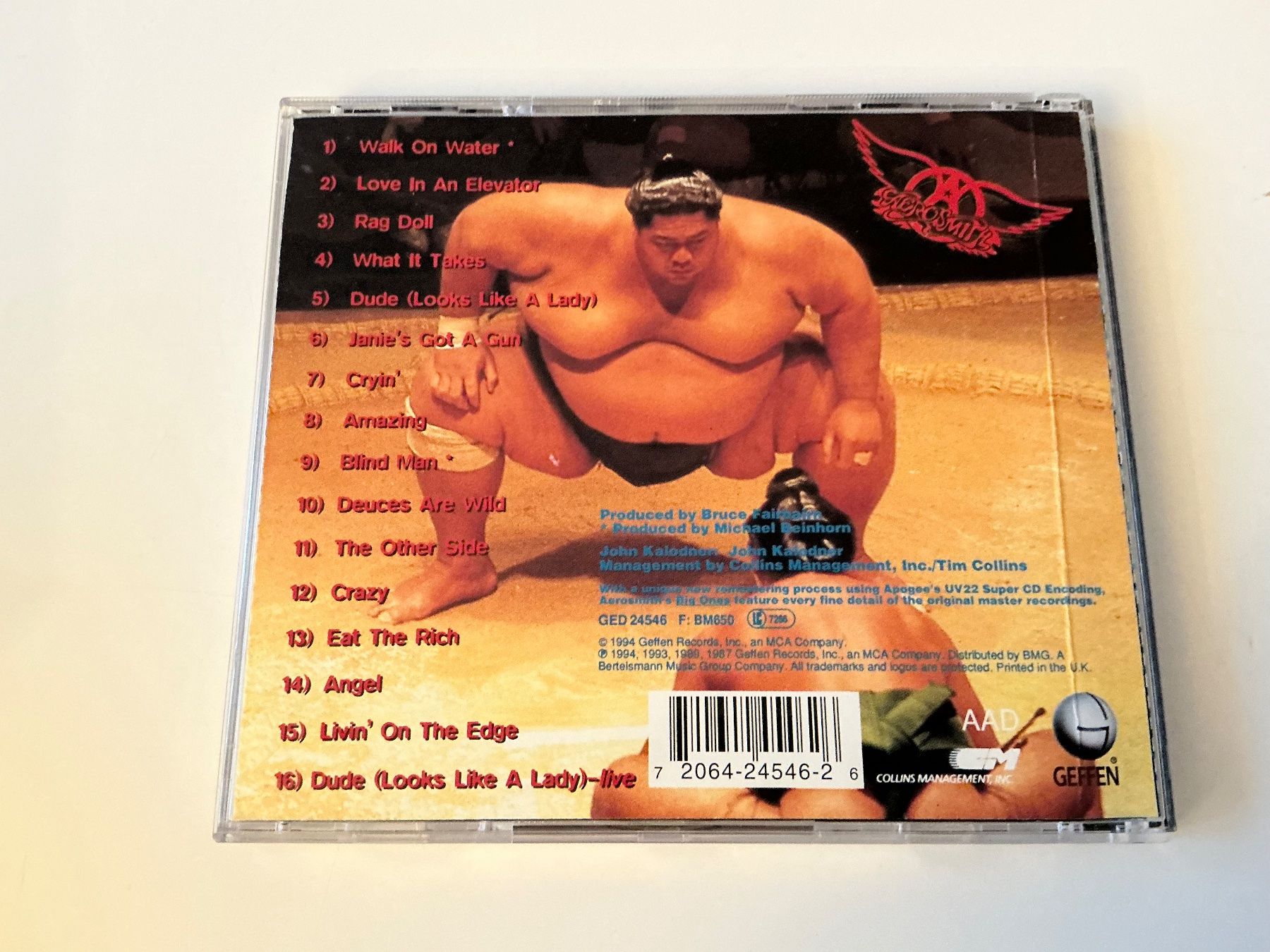 CD: Aerosmith / Big Ones / 1994 – Usato da Dübendorf venduto da Shreck 1