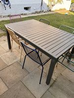Gartentisch Alu, ausziehbar 160/210 cm, inkl. 6 Stühlen