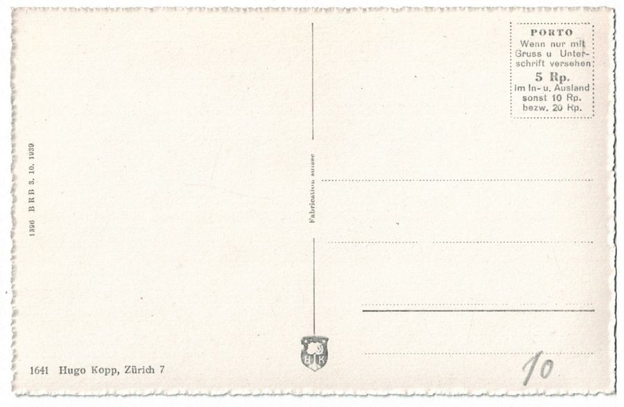 Cartoline postali: Brüttelen, Aebiheim um 1940 – Usato da Frauenfeld venduto da POML 1