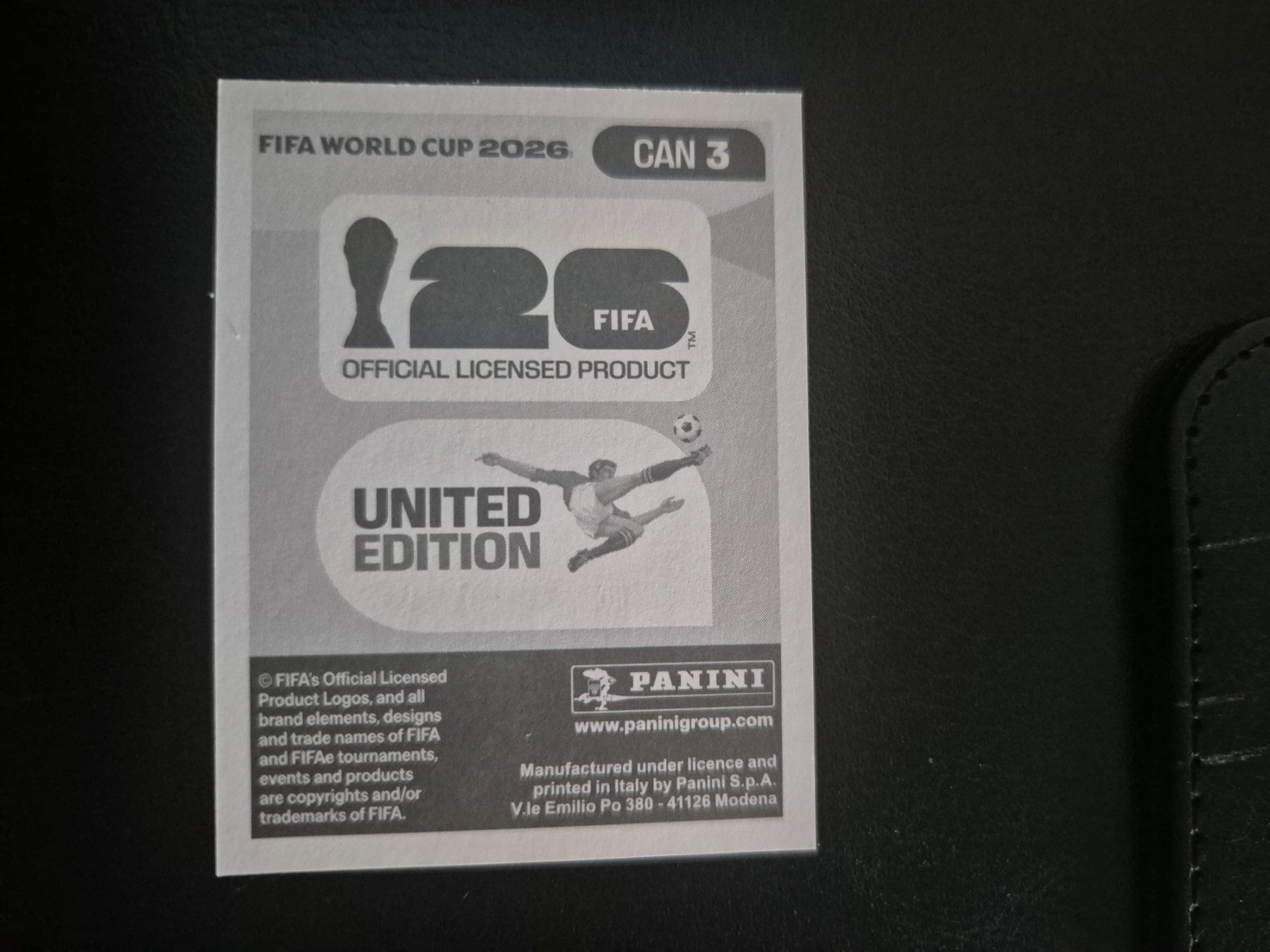 Panini Carte collezionabili: Panini WM 26 CAN 3 – Nuovo (secondo la descrizione) da Rorschacherberg venduto da AJ3108 1