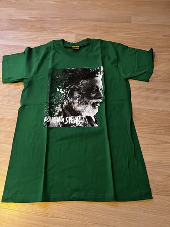Burning Spear T-Shirt, Grün, Neu, Grösse M, NEU!!!!