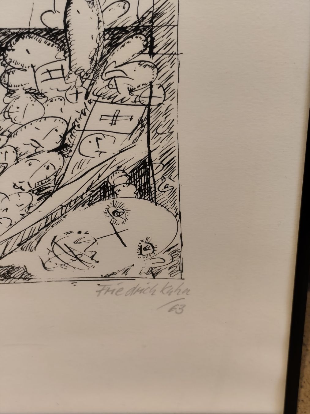 Foto & Immagini: Friederich Kuhn original Grafik  – Usato da Zürich venduto da Top-Deal-Schweiz 1