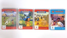 4 Yakari DVD's, mit 16 Geschichten