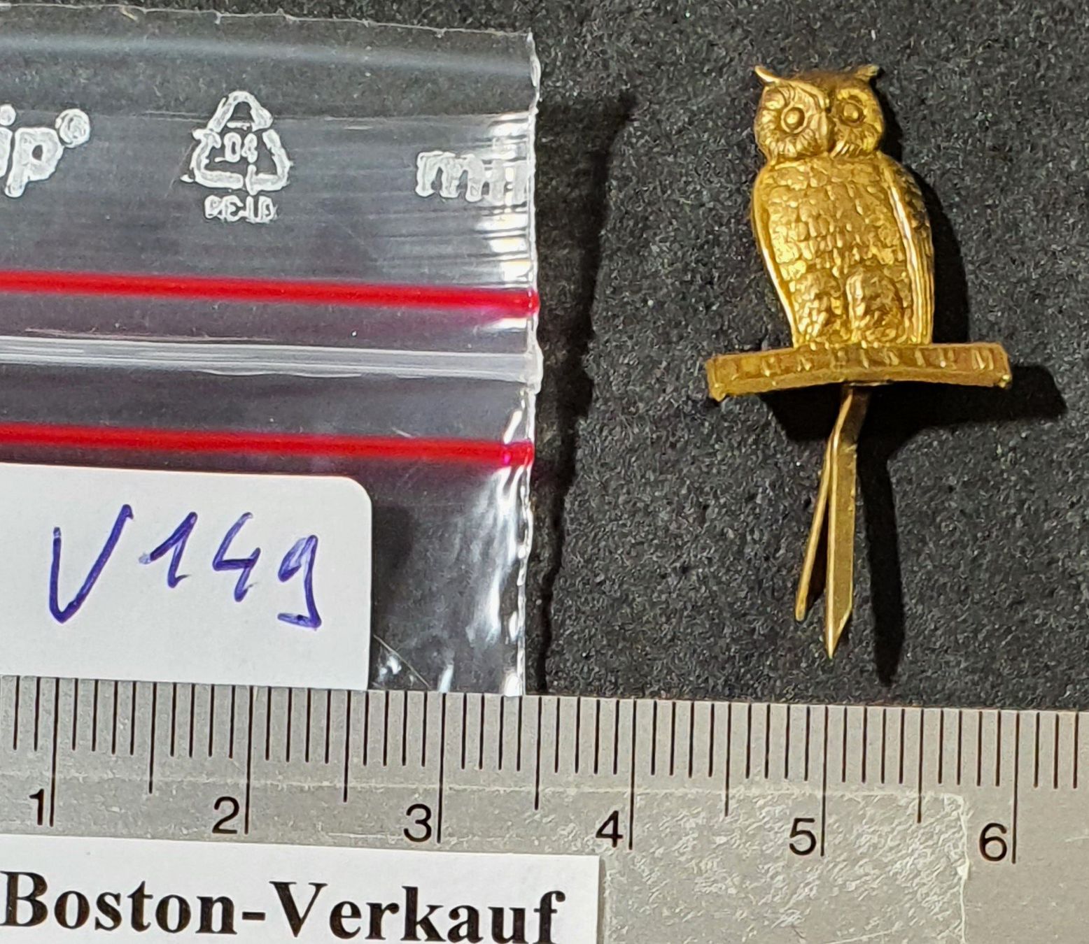 Placchette & Badge: V149 - Altes Abzeichen Eule Londinium / London – Usato da Reinach BL venduto da Boston-Verkauf 2