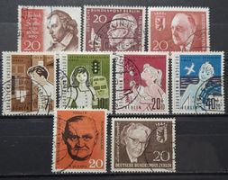 Berlin Mi-Nr. 190-198 gestempelt komplett
