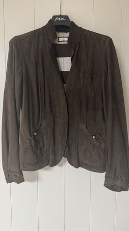 Damen Lederjacke Rivamonti braun Grösse XL Zustand gut