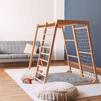 Nordly Indoor Klettergerüst mit Bodenmatte & Hängematte