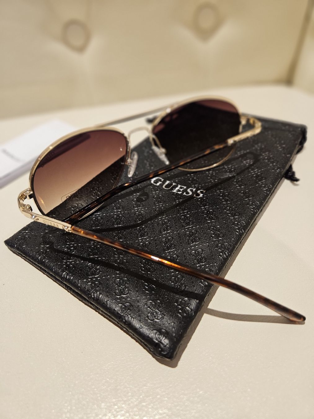 Guess Brillen & Gläser: Guess Sonnenbrille Gold Braun, Gr.60 – Neu (gemäss Beschreibung) aus Matzingen von seme_products 3