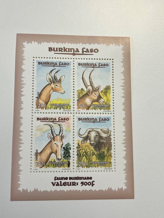 Prophila Collection Briefmarken-Set – 50 Verschiedene Marken Aus Burkina Faso Für Sammler
