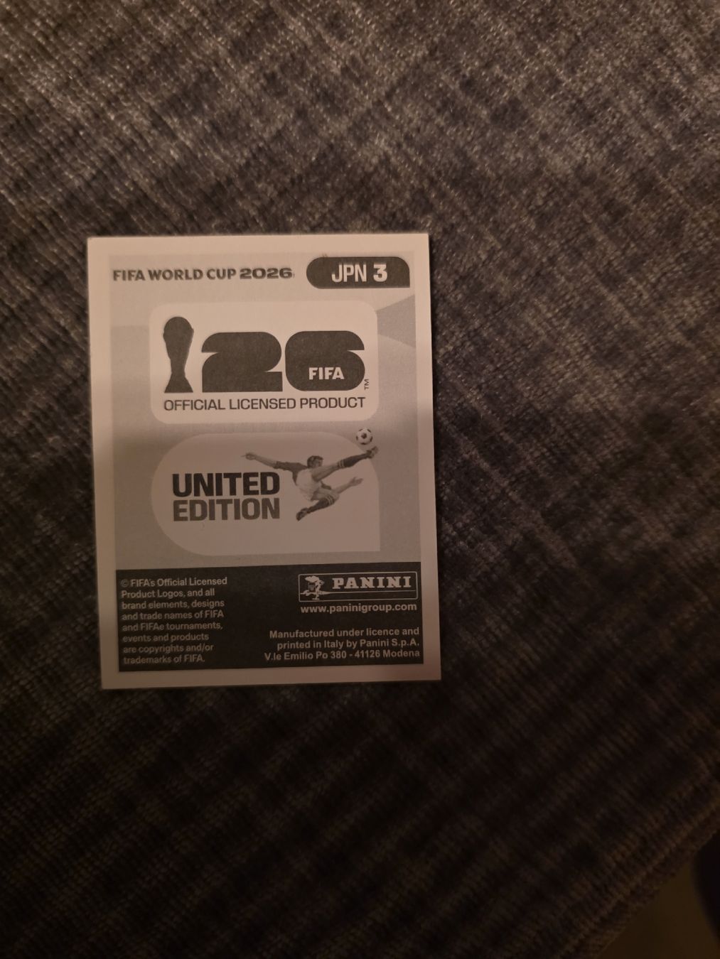 Panini Carte collezionabili: Panini WM 2026 JPN 3 Mochizuki – Nuovo (secondo la descrizione) da Romanshorn venduto da leeh78 1