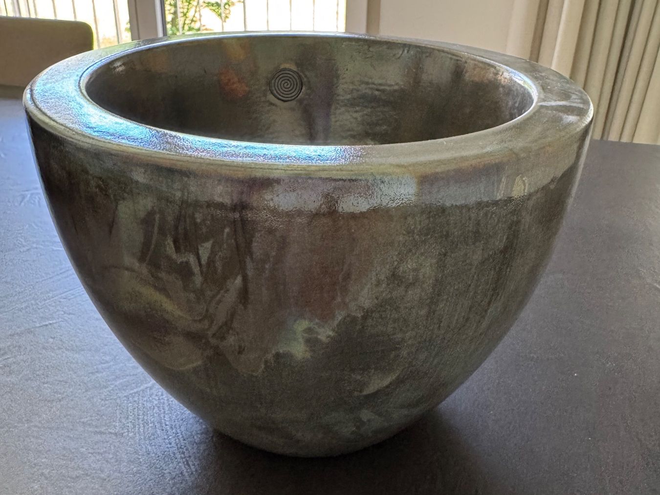 Vasi per fiori: Keramik Blumentopf, anthrazit/bronze mit Schimmer – Usato da Zürich venduto da Saskia125 4