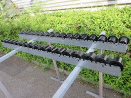 Rollenleiste mit Spurkranzrollen 1.2m verzinkt / 1 Paar