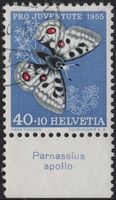 40 Rp. Apollo mit TAB (Paranassius apollo)